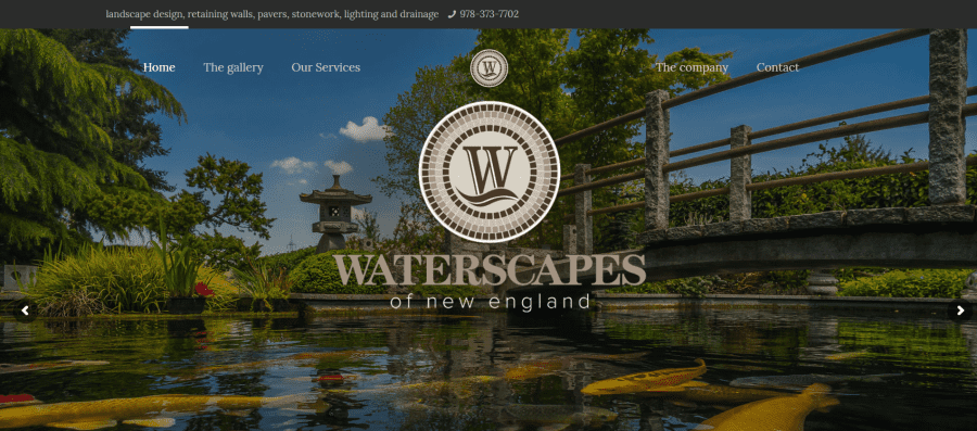 Waterscapes Of New England Ponds Patios Stone Walls Hardscape design MA